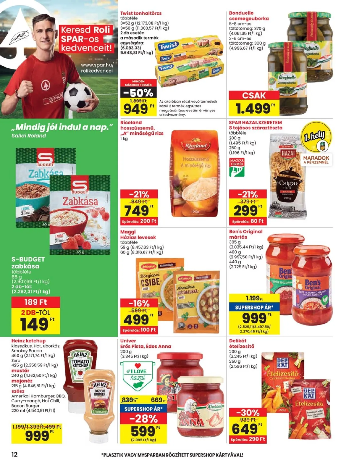 Spar akciós újság 10.30–11.05 – 12. oldal