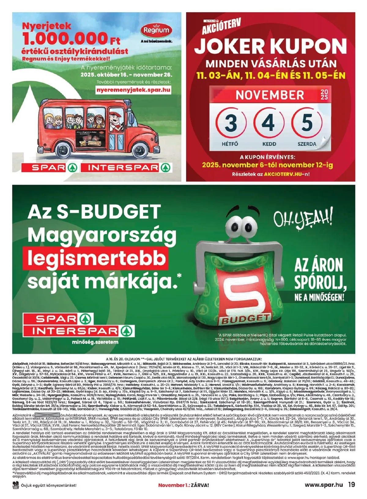 Spar akciós újság 10.30–11.05 – 19. oldal
