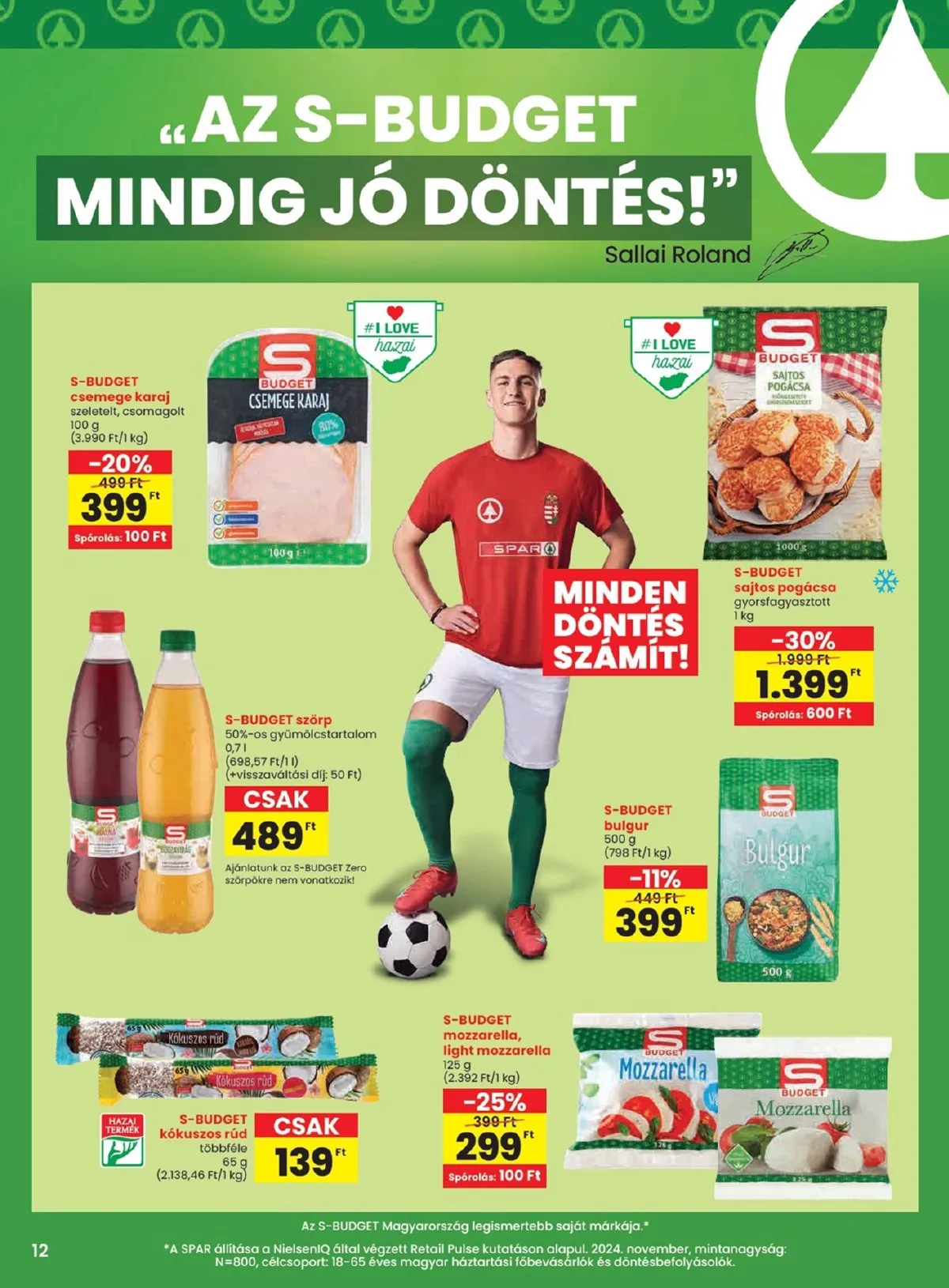 Spar akciós újság 11.06–11.12 – 12. oldal