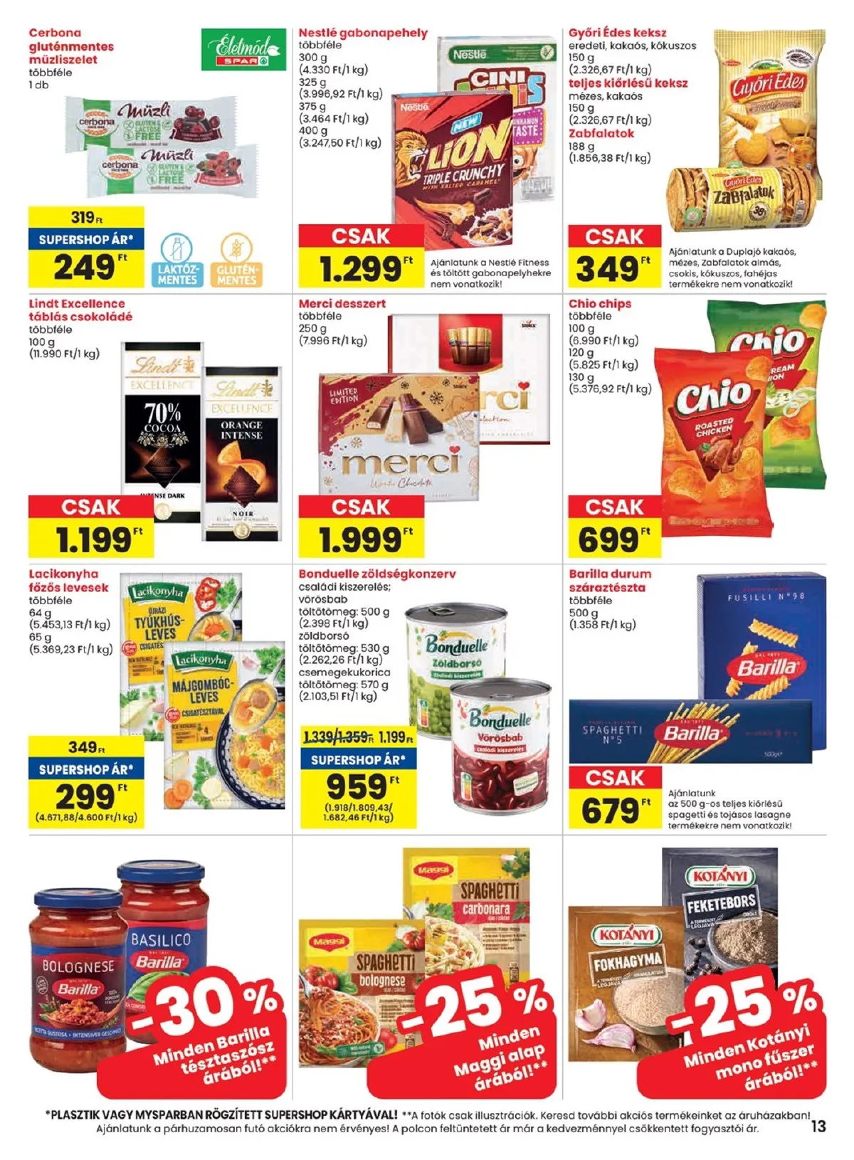 Spar akciós újság 11.06–11.12 – 13. oldal