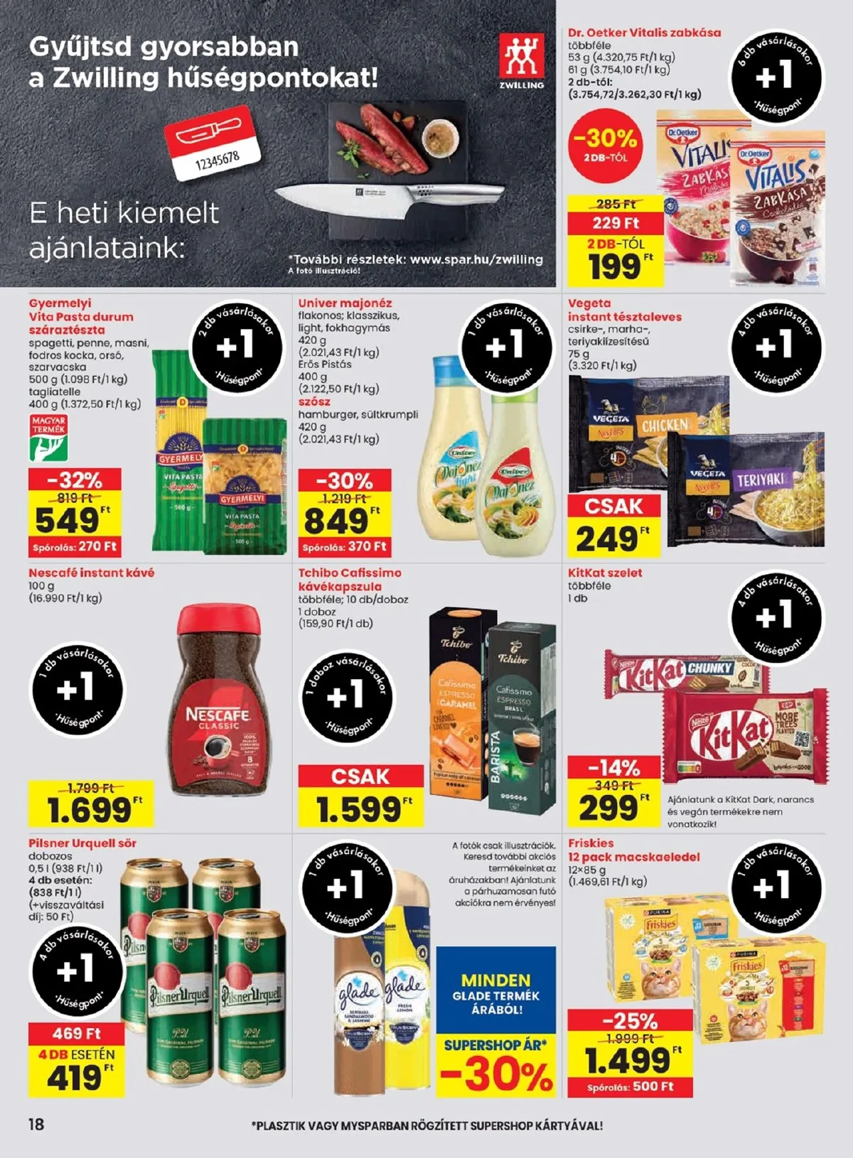 Spar akciós újság 11.06–11.12 – 18. oldal