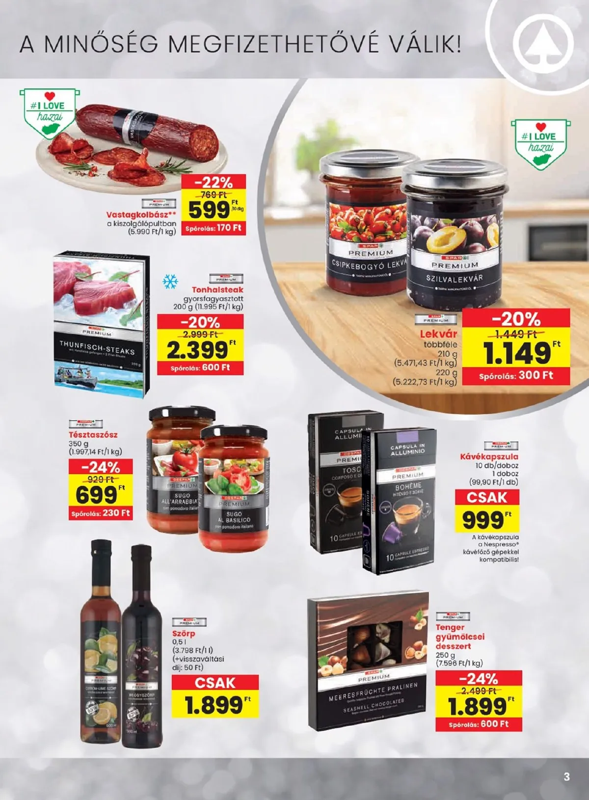 Spar akciós újság 11.06–11.12 – 3. oldal