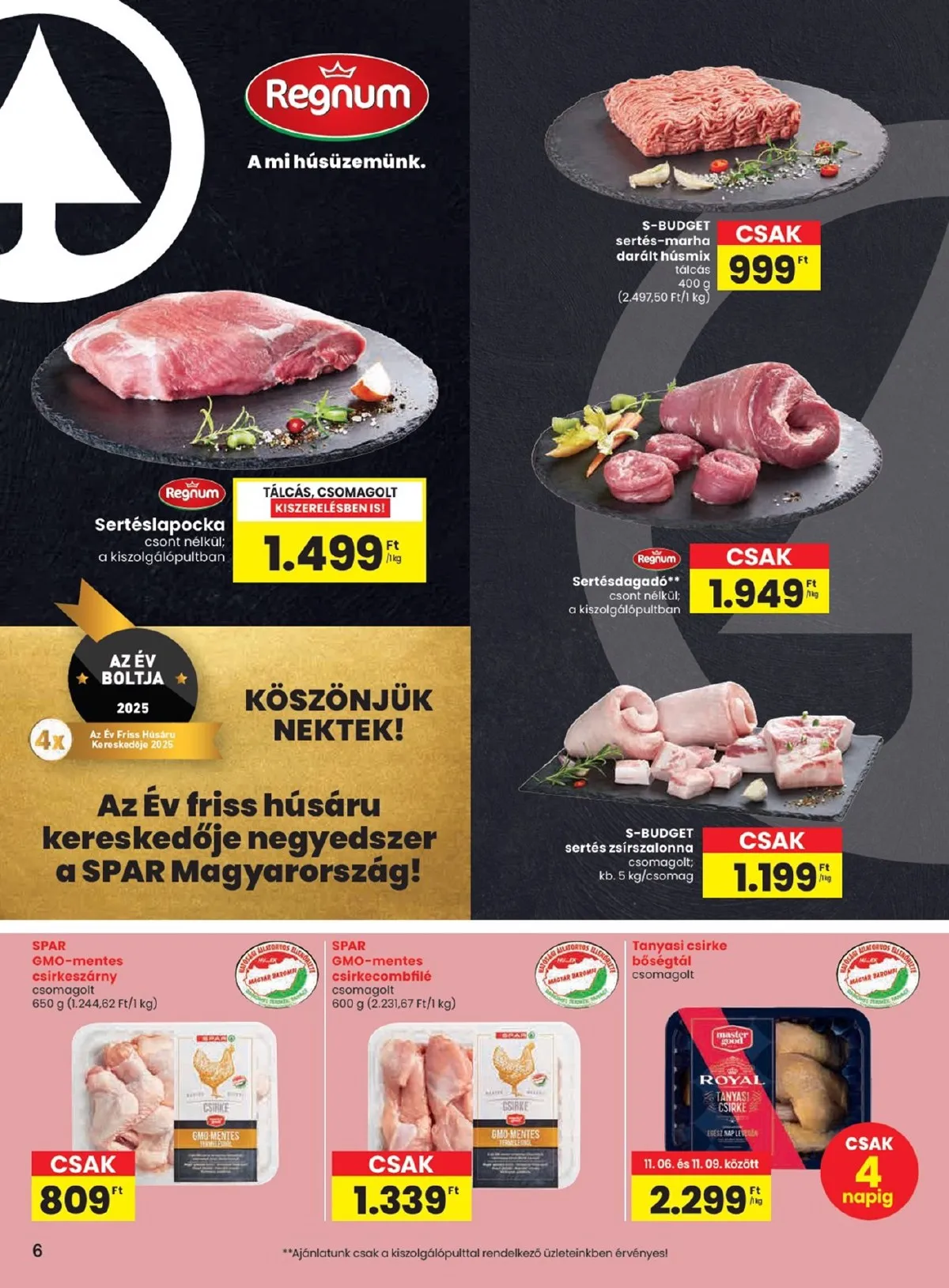 Spar akciós újság 11.06–11.12 – 6. oldal