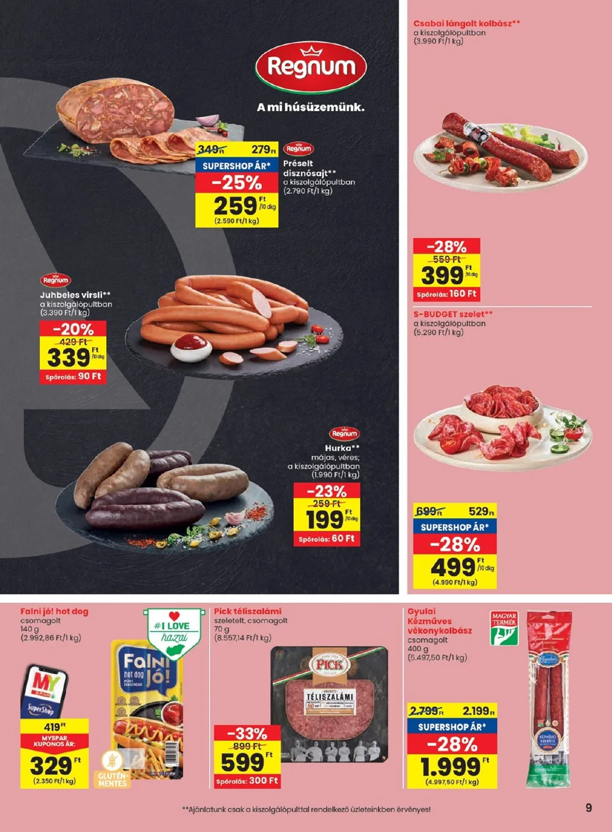 Spar akciós újság 11.06–11.12 – 9. oldal
