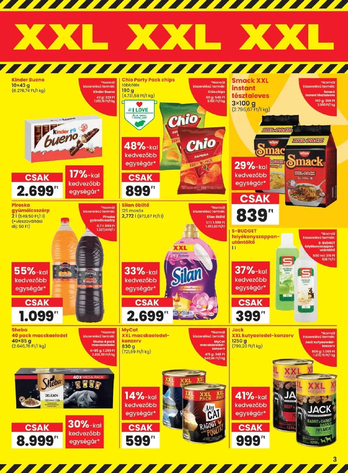 Spar akciós újság 11.13–11.19 – 3. oldal