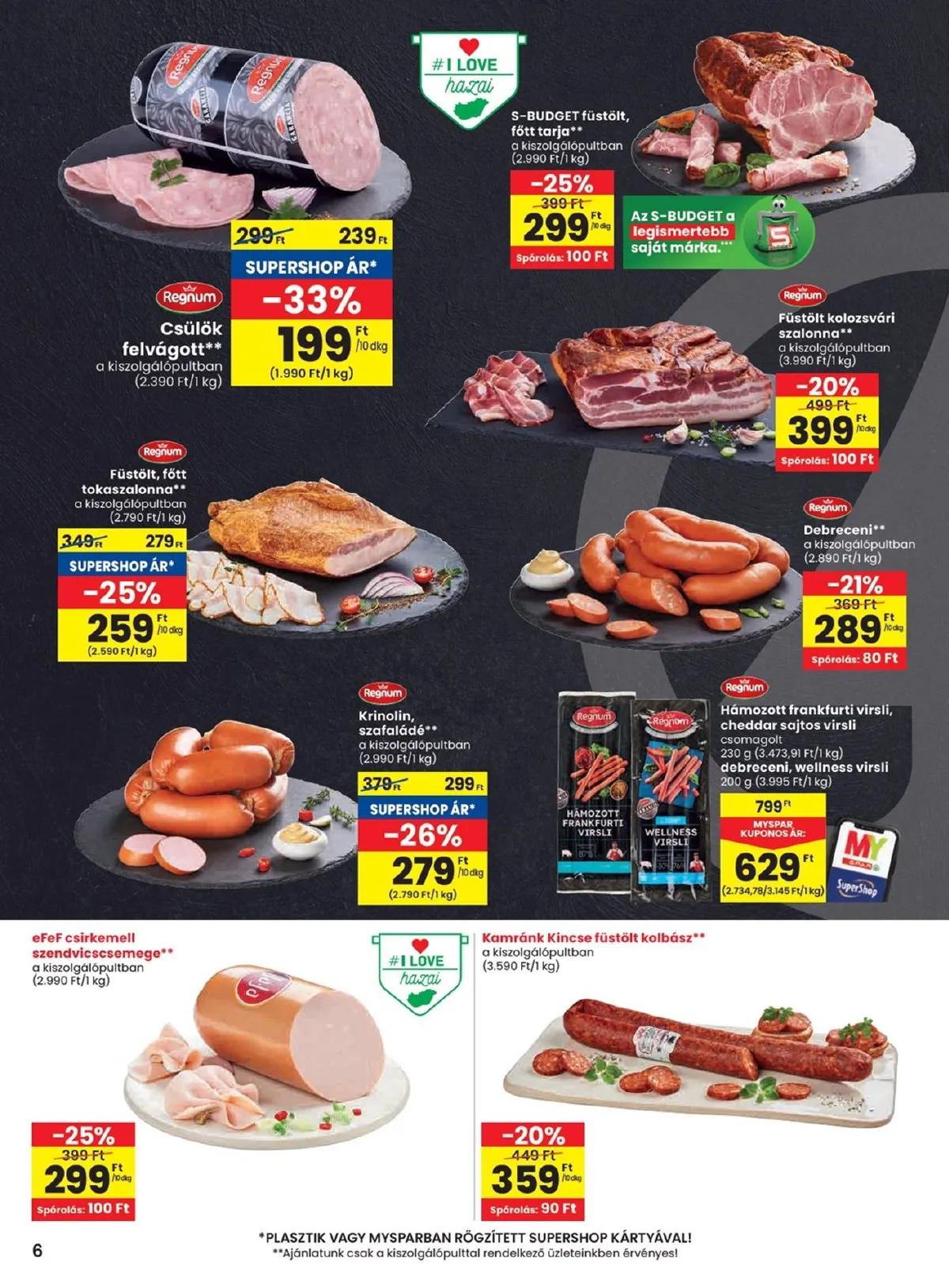 Spar akciós újság 11.13–11.19 – 6. oldal