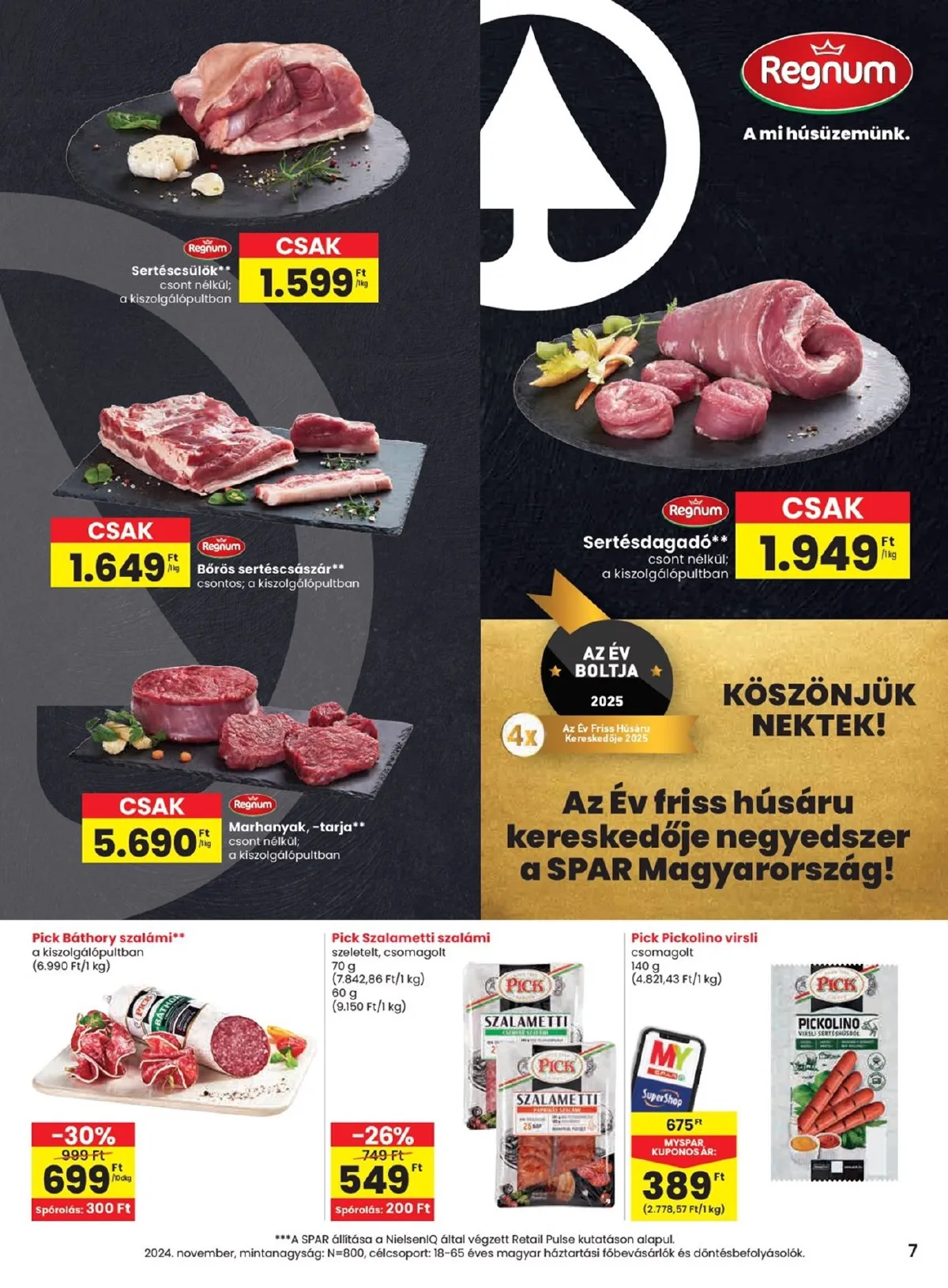 Spar akciós újság 11.13–11.19 – 7. oldal