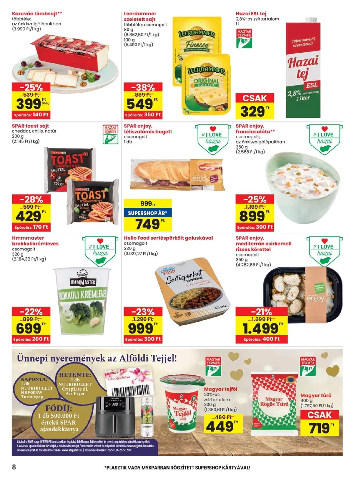 Spar akciós újság 11.13–11.19 – 8. oldal