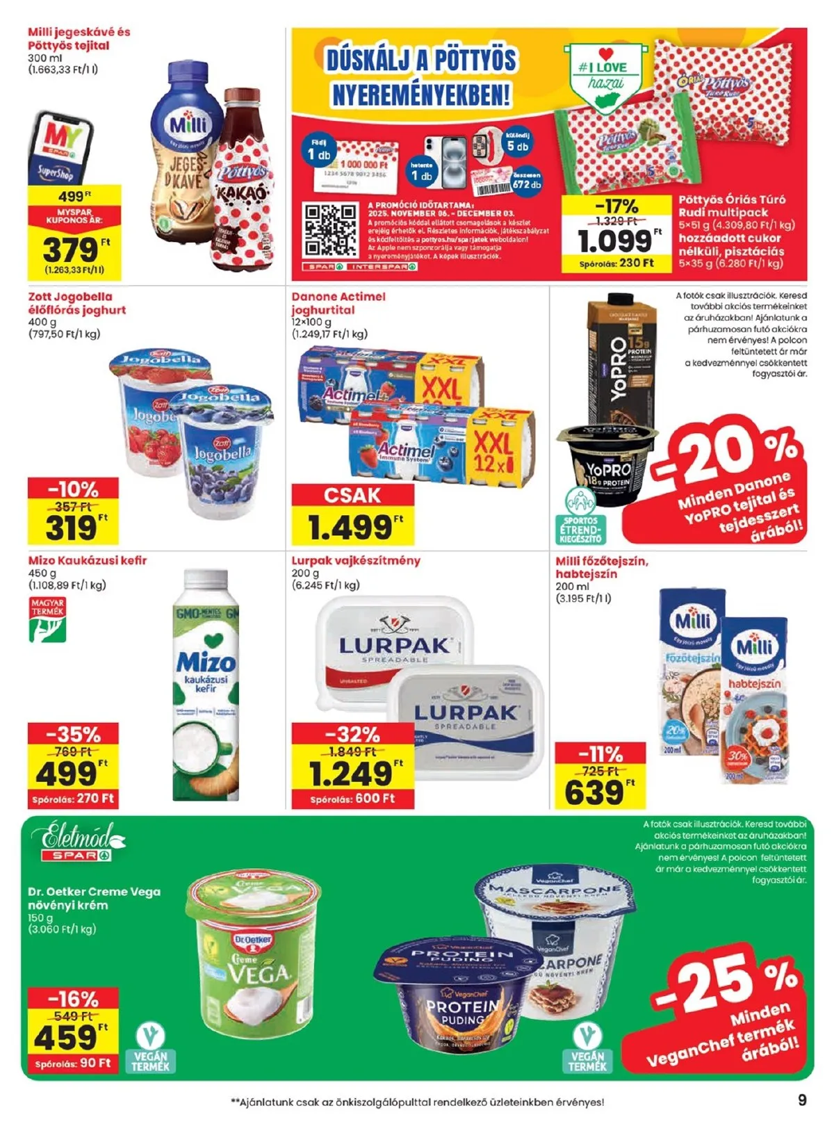 Spar akciós újság 11.13–11.19 – 9. oldal