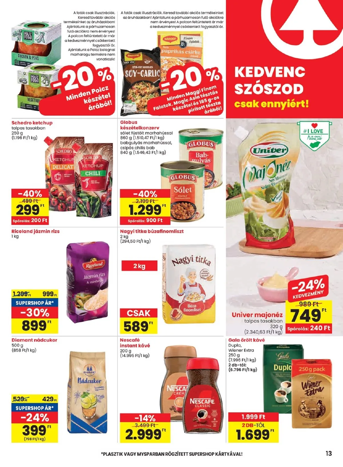 Spar akciós újság 11.20–11.26 – 13. oldal