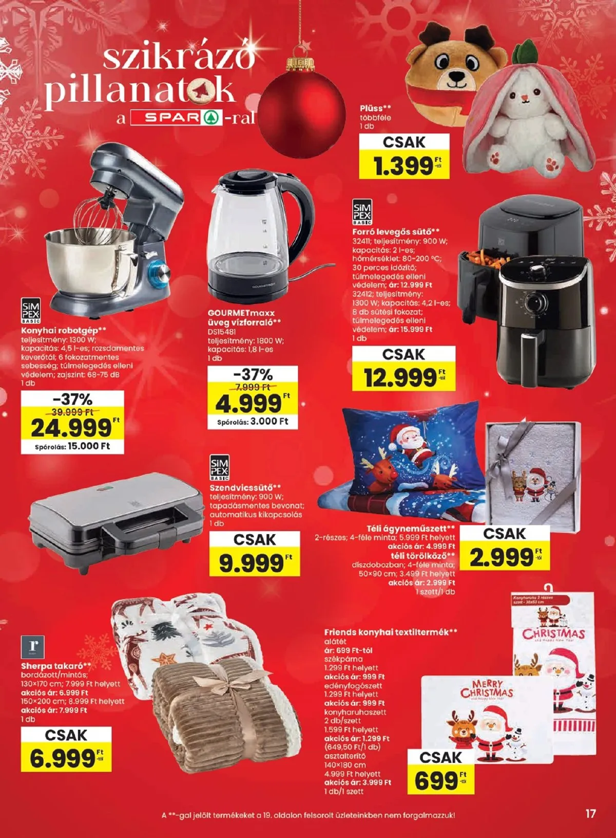 Spar akciós újság 11.20–11.26 – 17. oldal