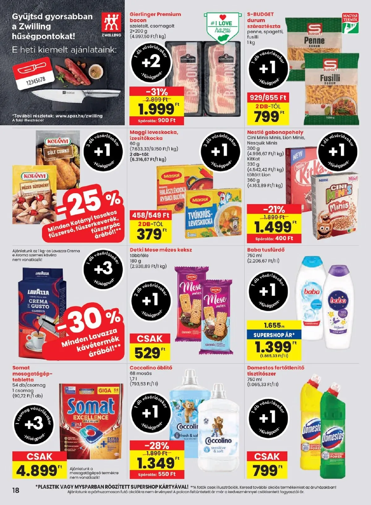 Spar akciós újság 11.20–11.26 – 18. oldal