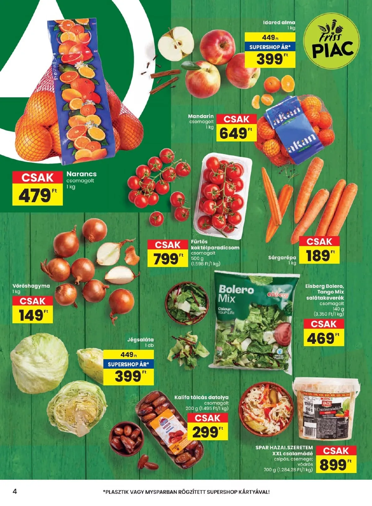 Spar akciós újság 11.20–11.26 – 4. oldal