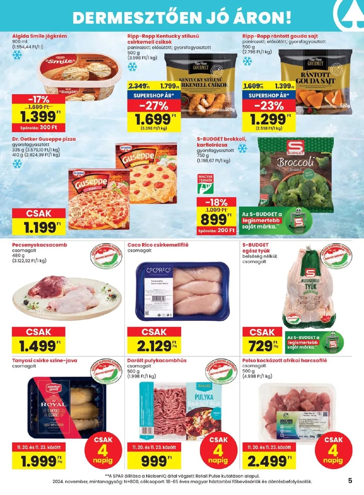 Spar akciós újság 11.20–11.26 – 5. oldal
