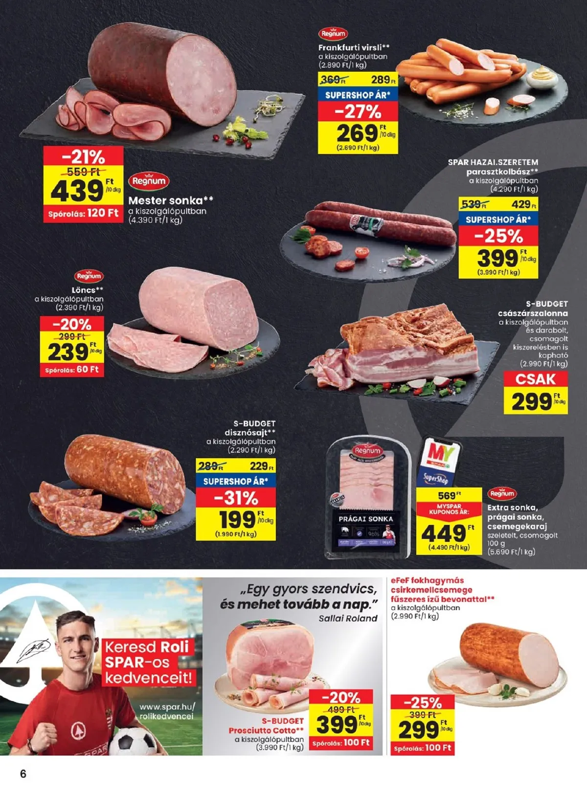 Spar akciós újság 11.20–11.26 – 6. oldal