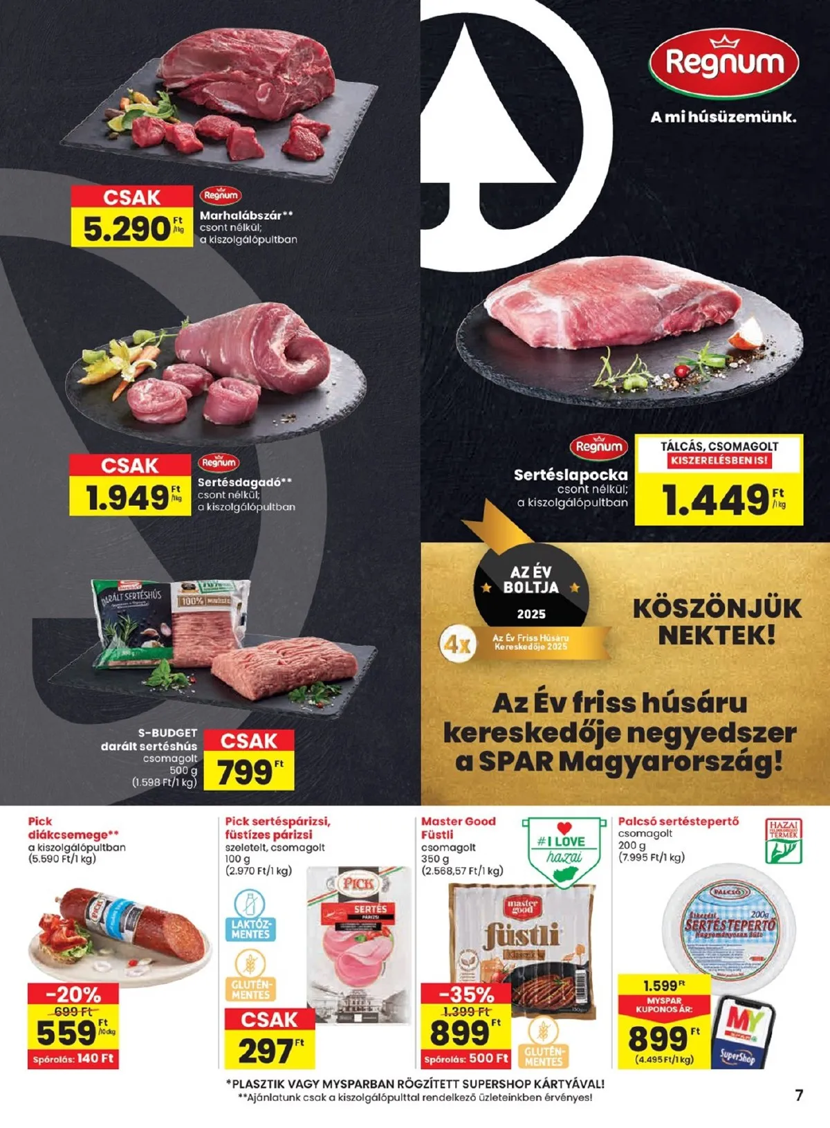 Spar akciós újság 11.20–11.26 – 7. oldal