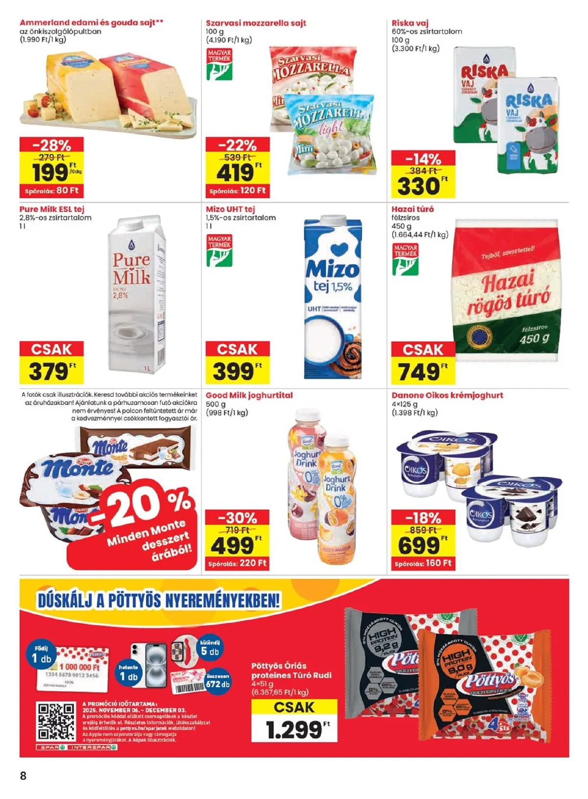 Spar akciós újság 11.20–11.26 – 8. oldal