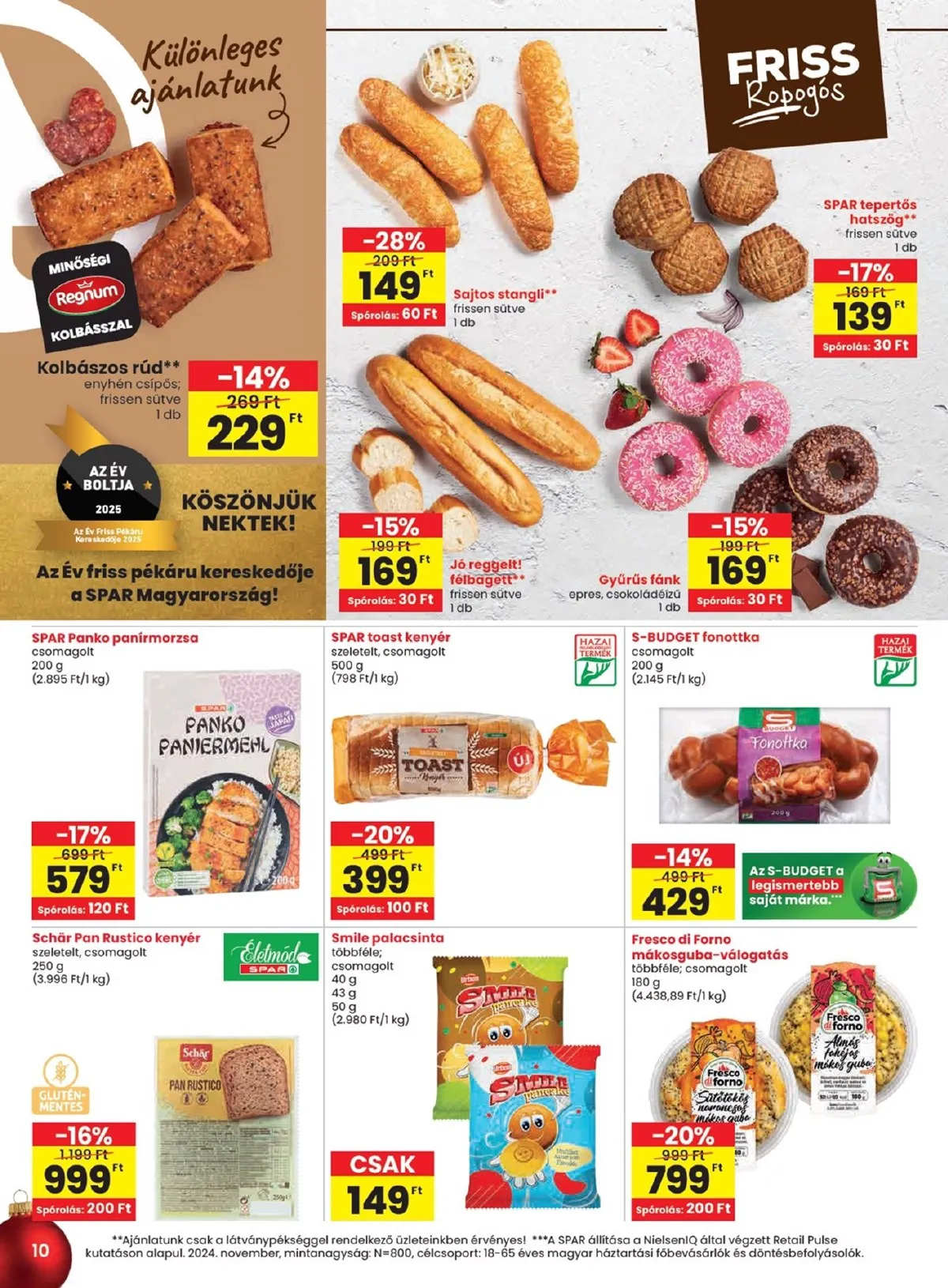 Spar akciós újság 11.27–12.03 – 10. oldal