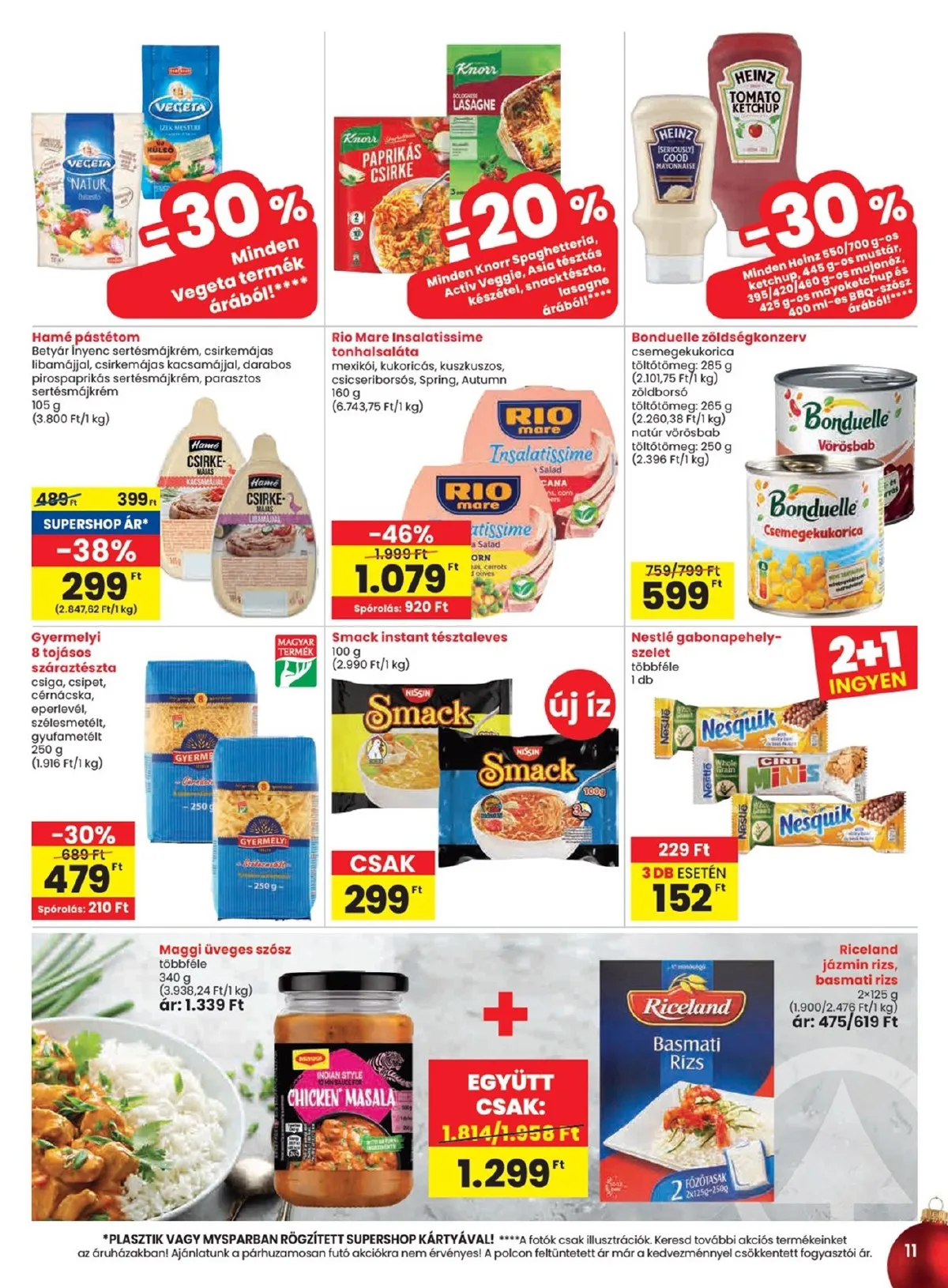 Spar akciós újság 11.27–12.03 – 11. oldal