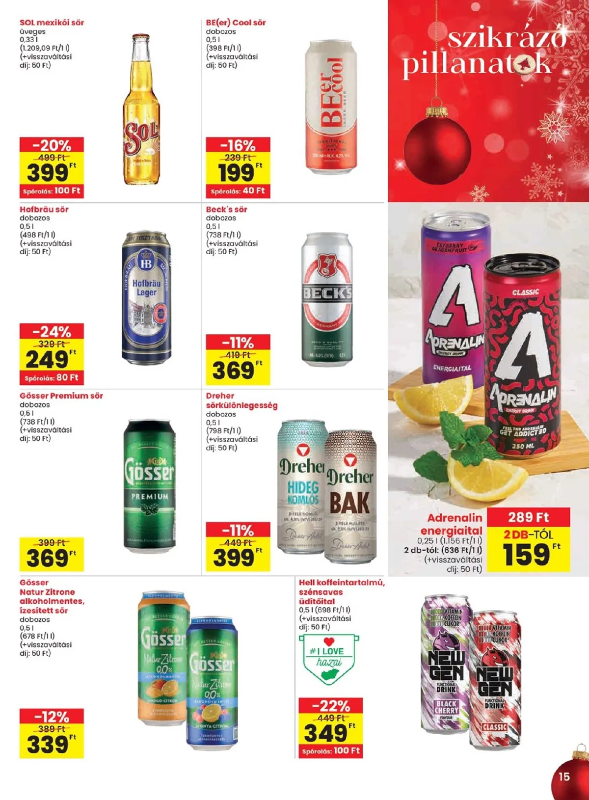 Spar akciós újság 11.27–12.03 – 15. oldal