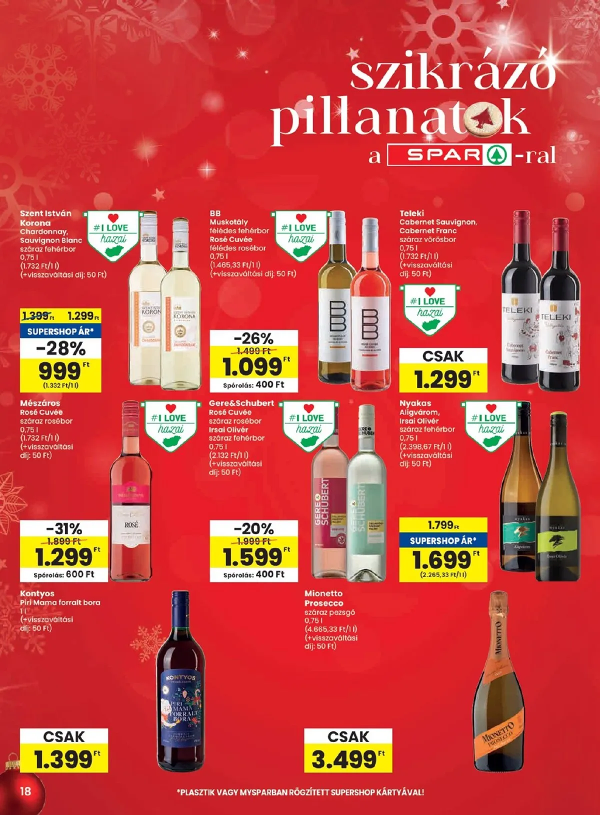 Spar akciós újság 11.27–12.03 – 18. oldal