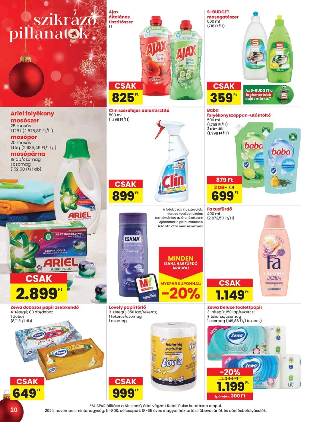 Spar akciós újság 11.27–12.03 – 20. oldal