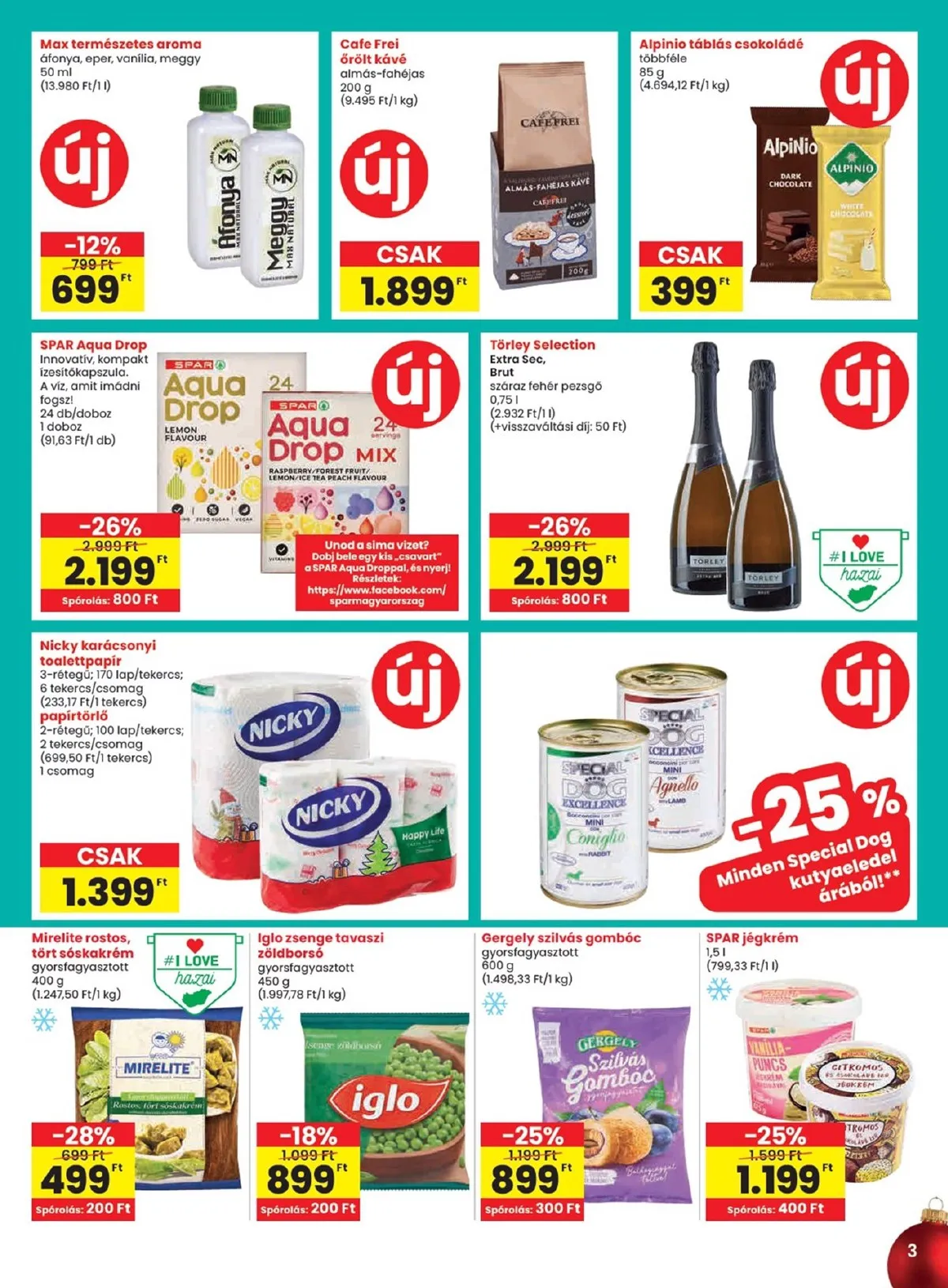 Spar akciós újság 11.27–12.03 – 3. oldal