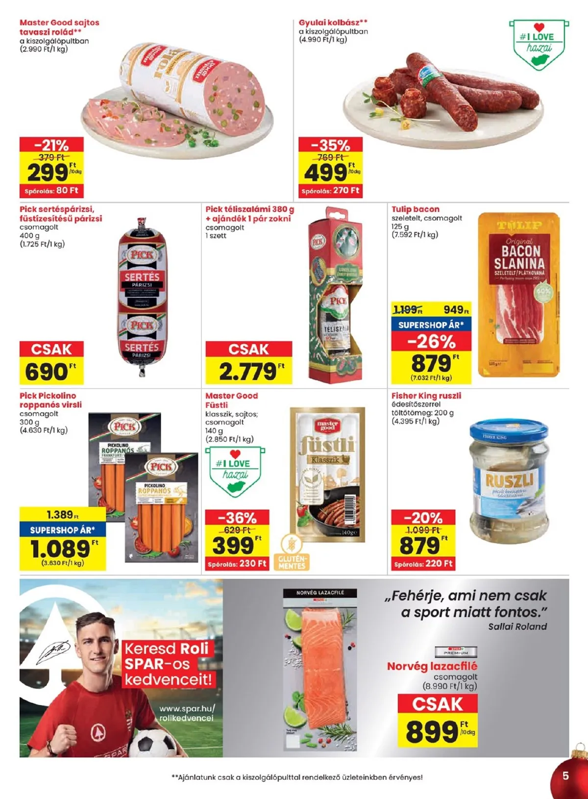 Spar akciós újság 11.27–12.03 – 5. oldal