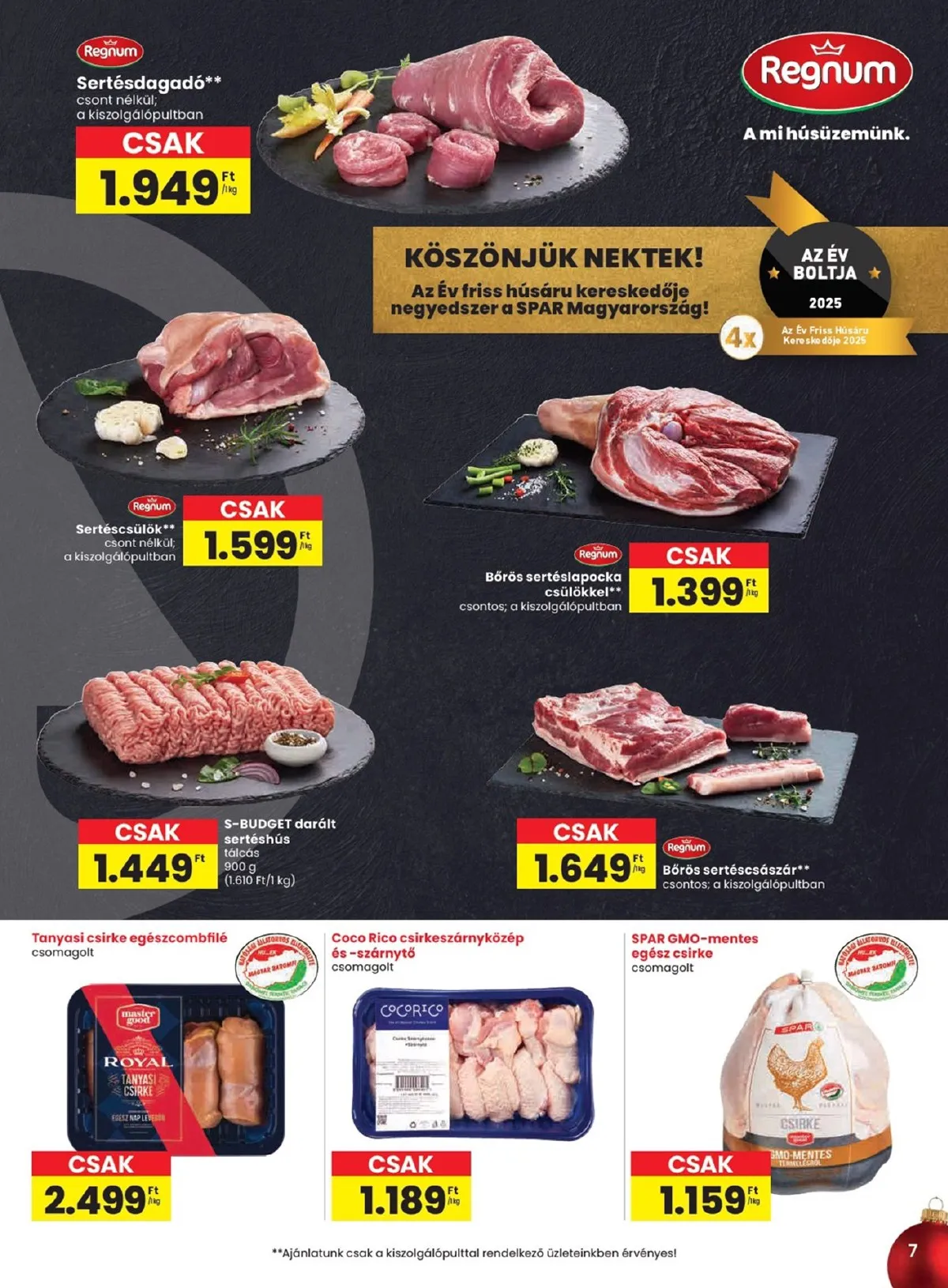 Spar akciós újság 11.27–12.03 – 7. oldal