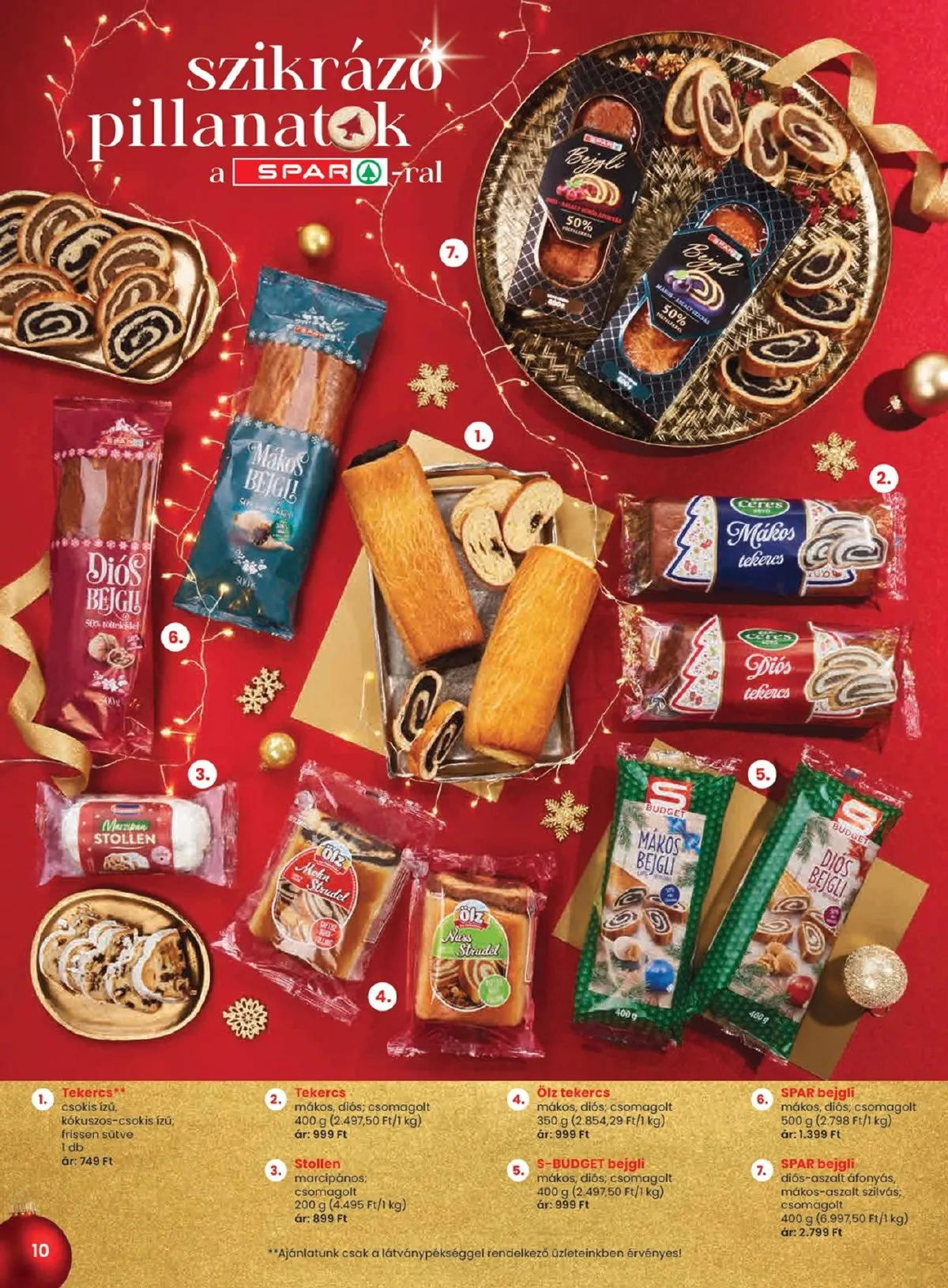 Spar akciós újság 12.04–12.10 – 10. oldal