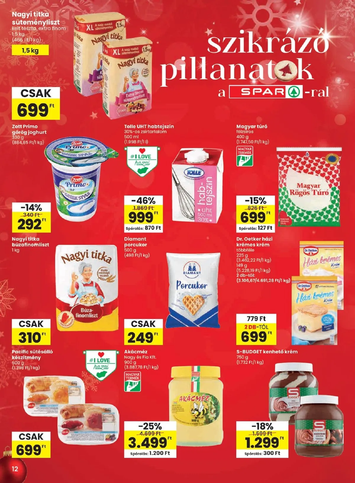 Spar akciós újság 12.04–12.10 – 12. oldal