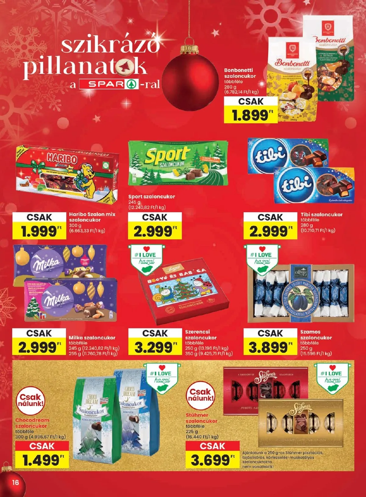 Spar akciós újság 12.04–12.10 – 16. oldal