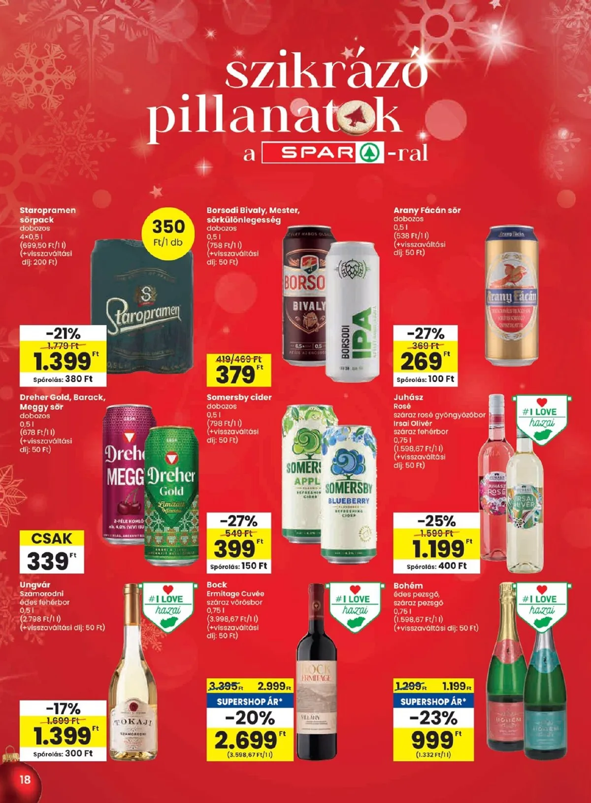Spar akciós újság 12.04–12.10 – 18. oldal