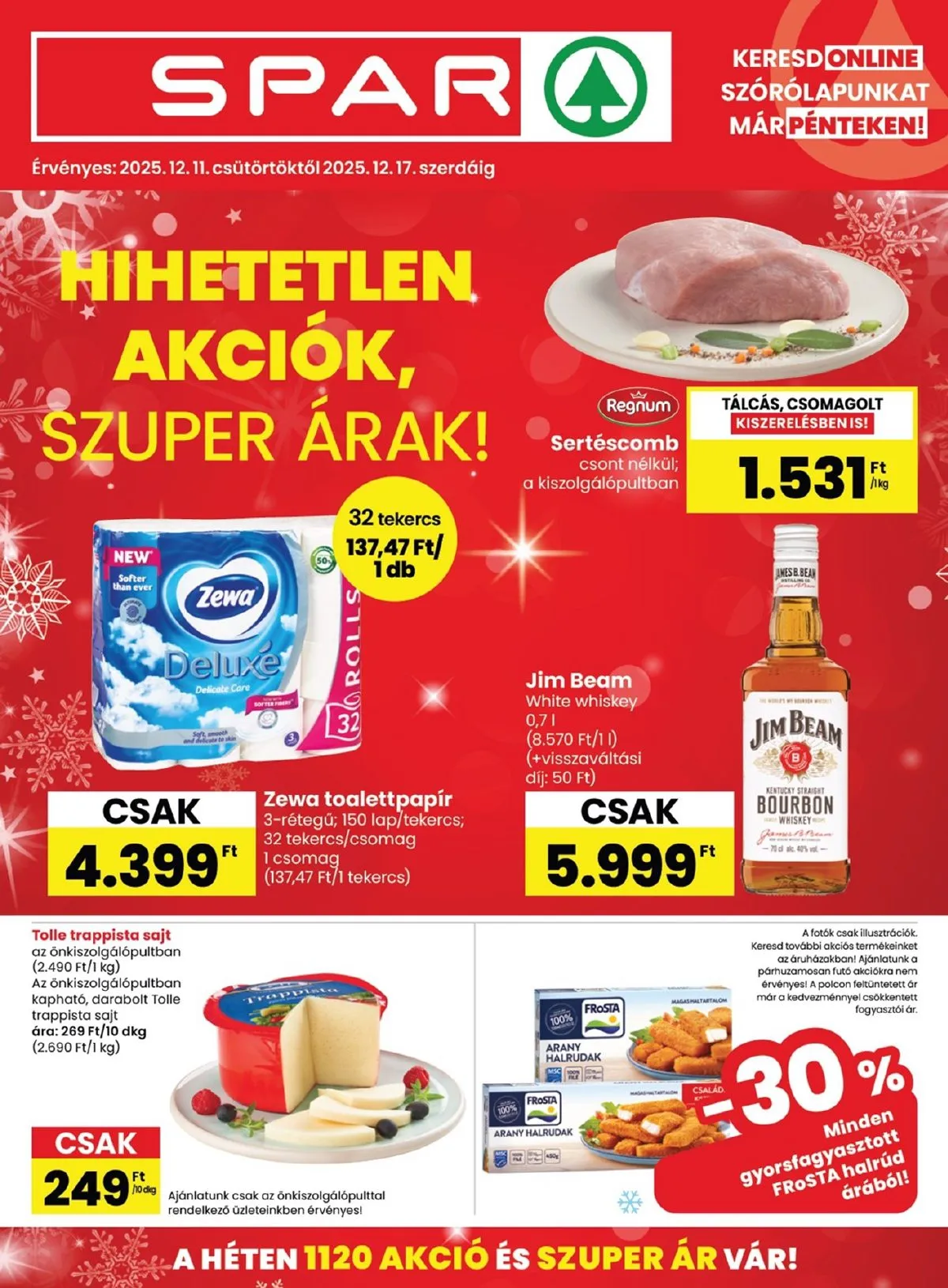 Spar akciós újság 12.11–12.17