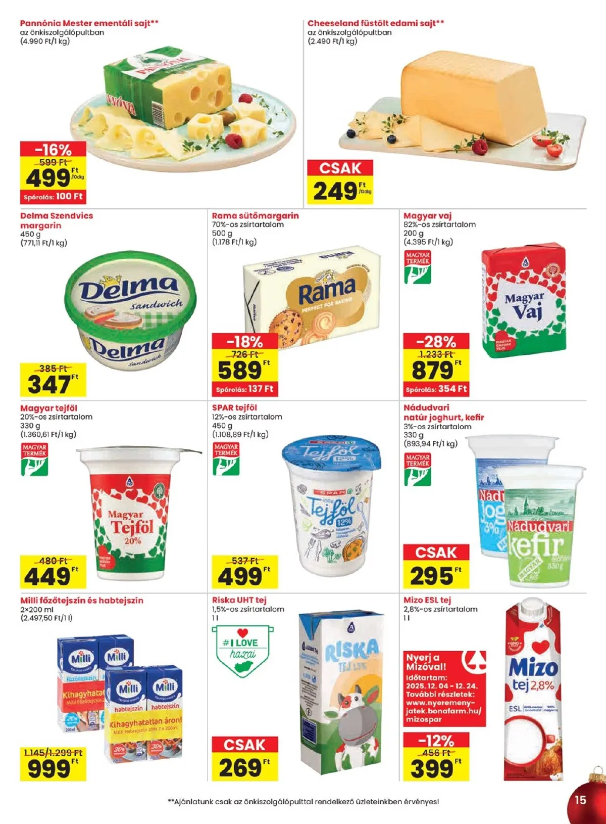 Spar akciós újság 12.11–12.17 – 15. oldal