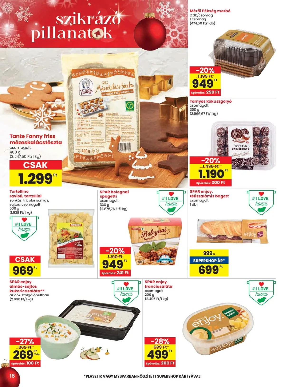 Spar akciós újság 12.11–12.17 – 16. oldal