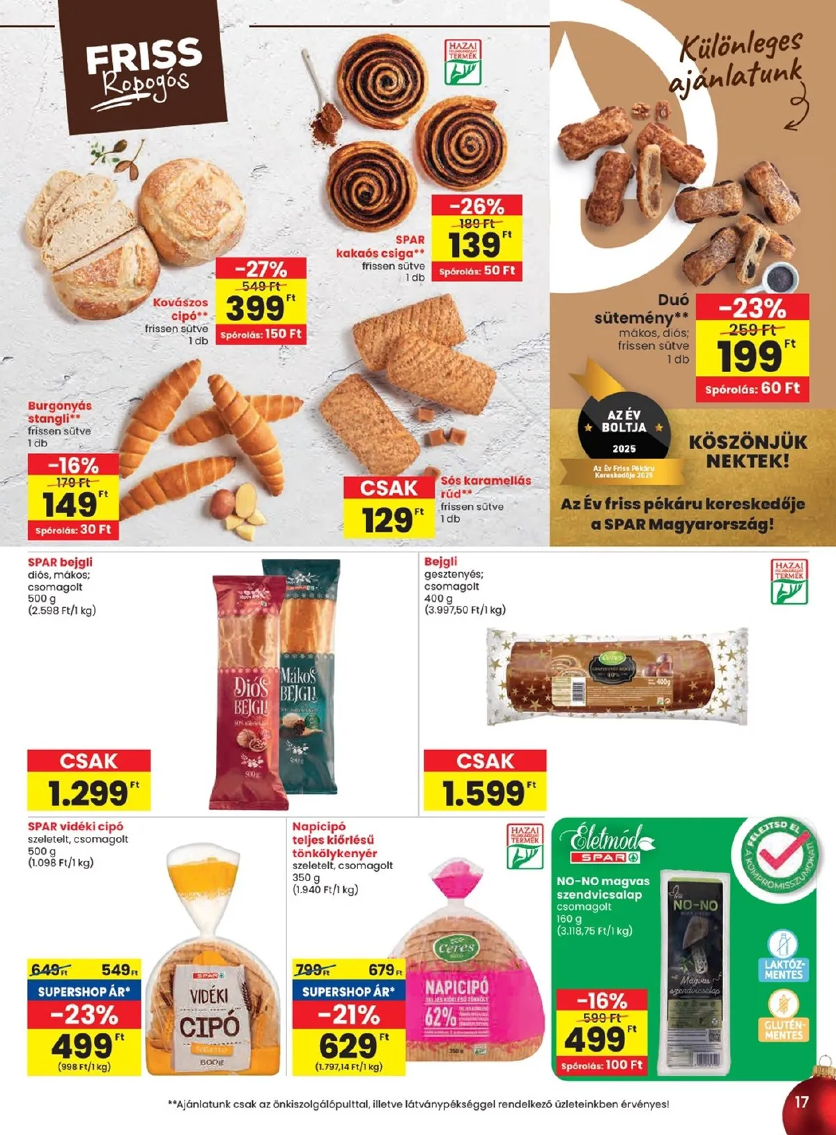 Spar akciós újság 12.11–12.17 – 17. oldal