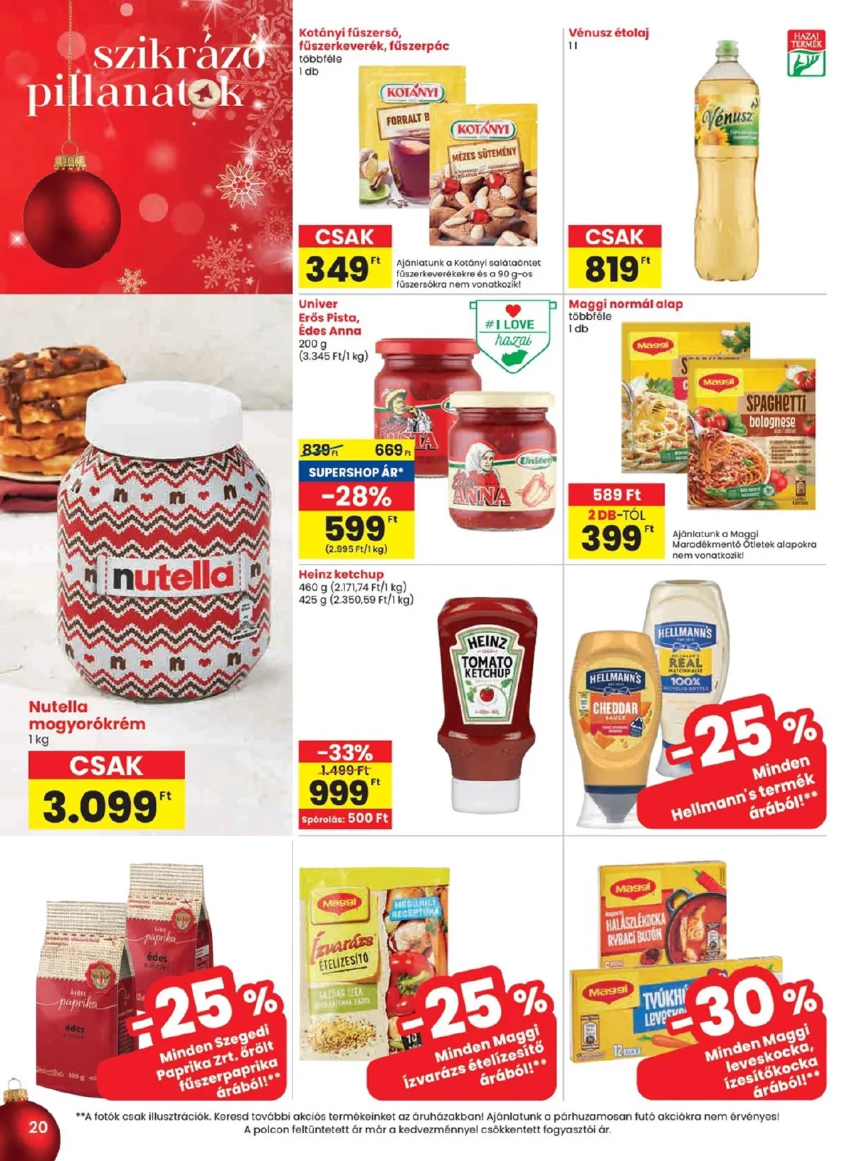Spar akciós újság 12.11–12.17 – 20. oldal