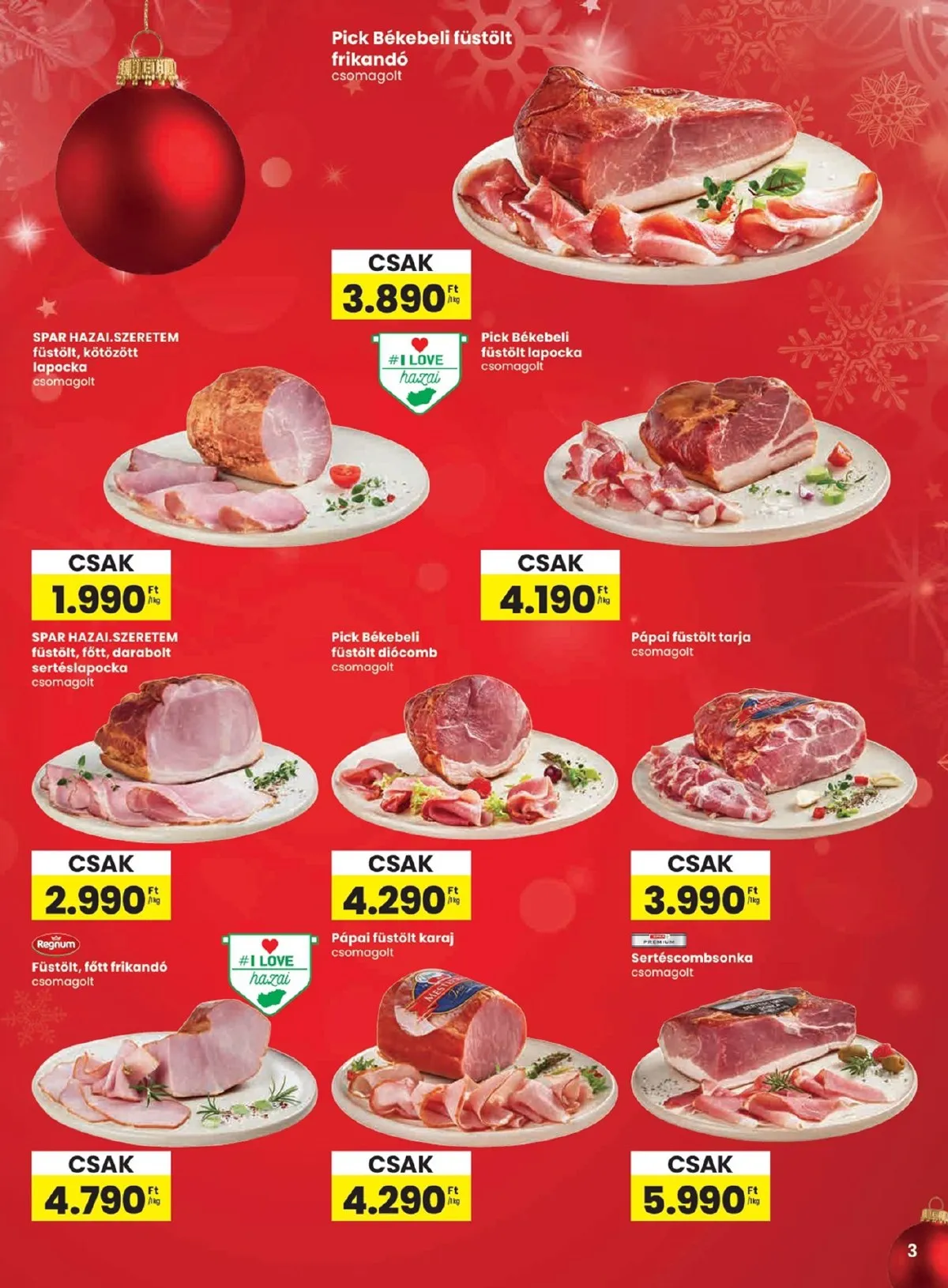 Spar akciós újság 12.11–12.17 – 3. oldal