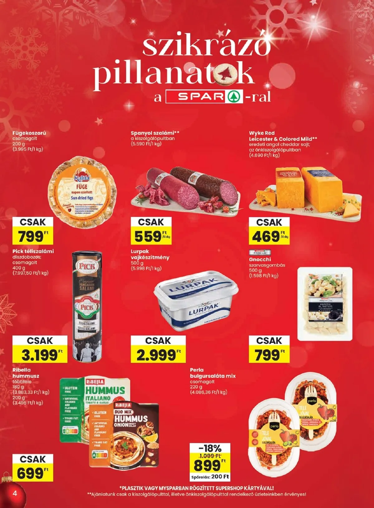 Spar akciós újság 12.11–12.17 – 4. oldal