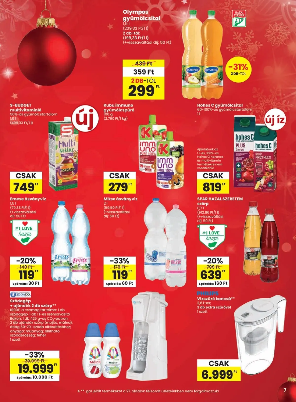 Spar akciós újság 12.11–12.17 – 7. oldal