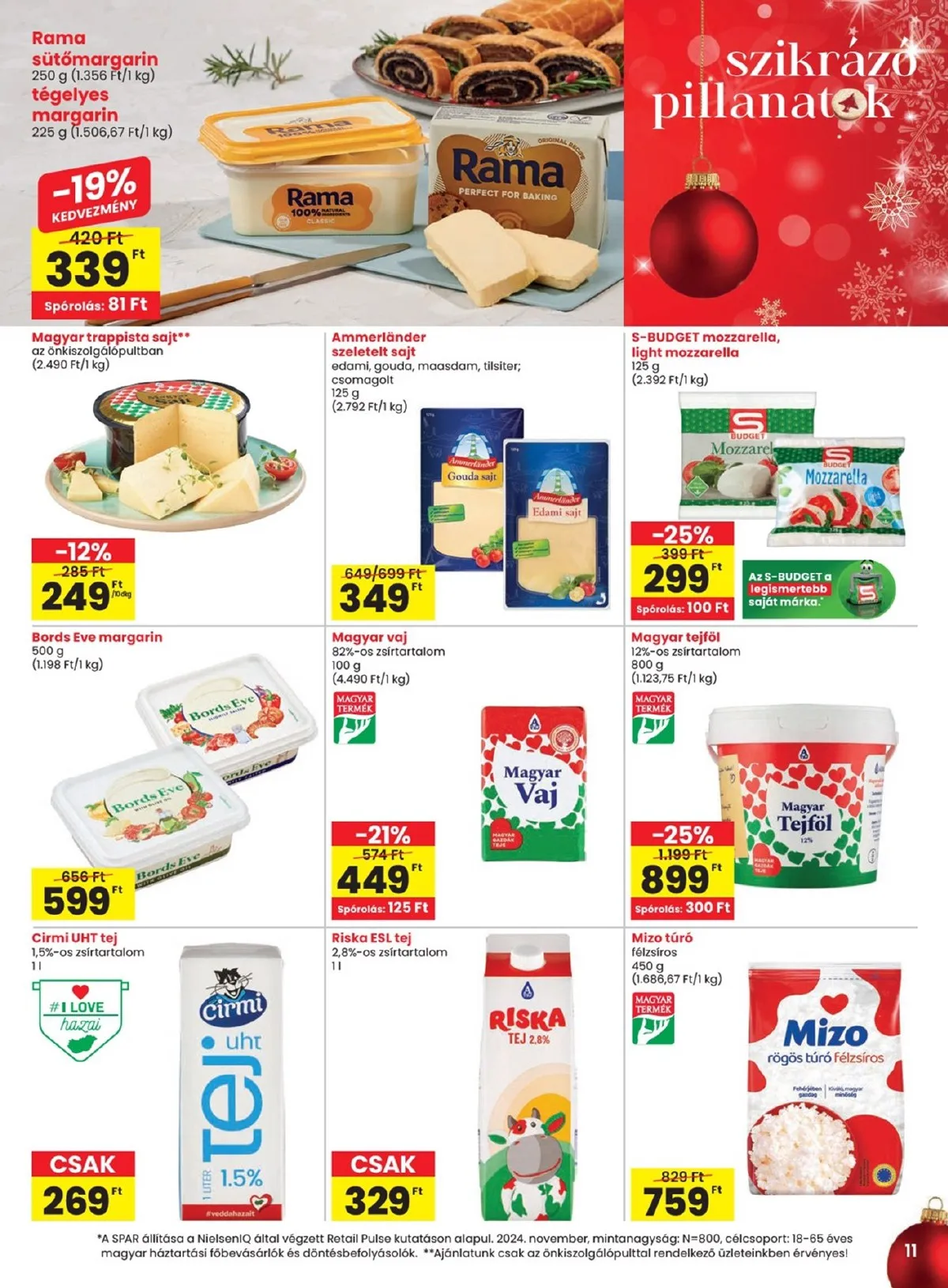 Spar akciós újság 12.18–12.27 – 11. oldal