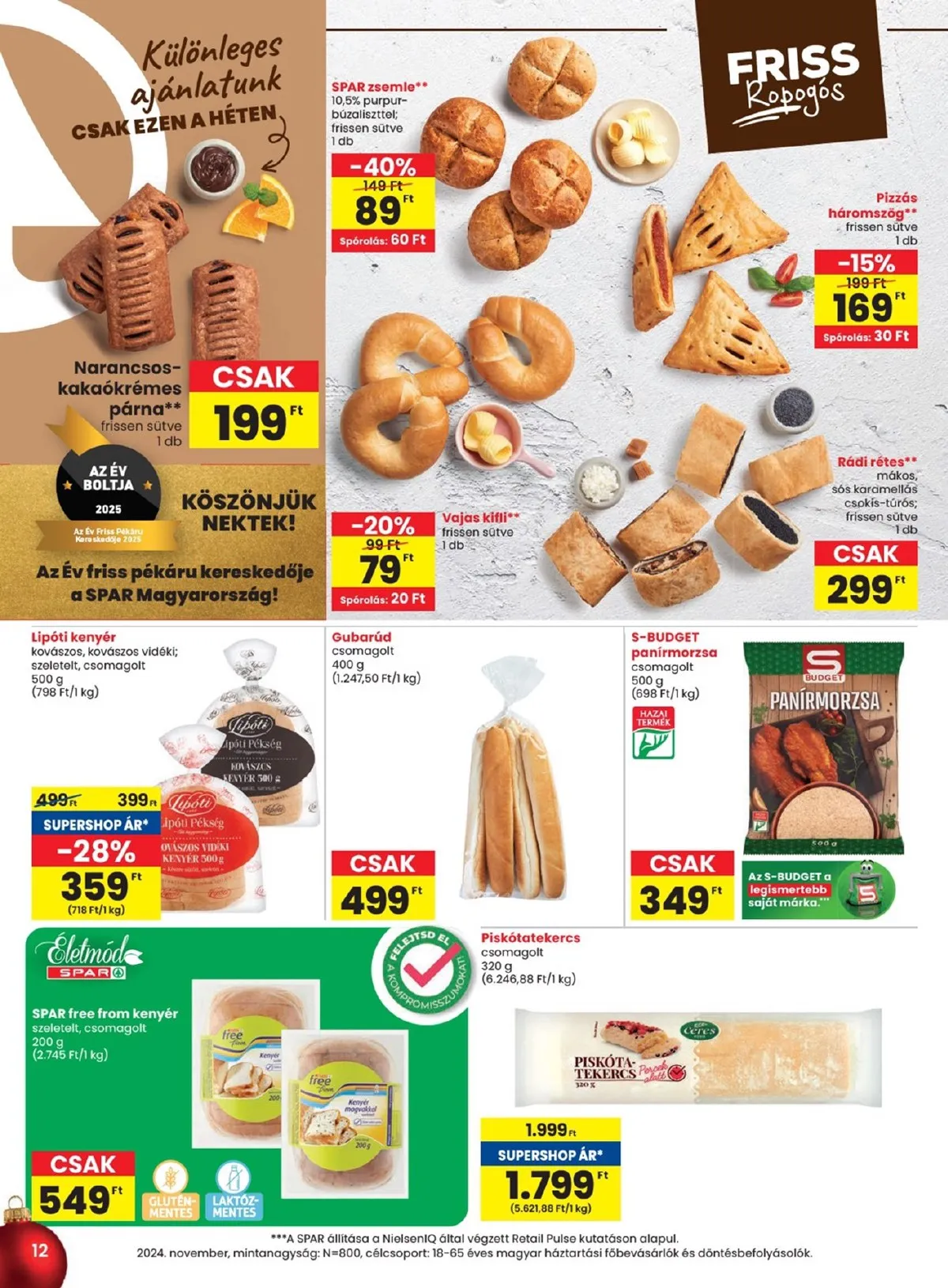 Spar akciós újság 12.18–12.27 – 12. oldal