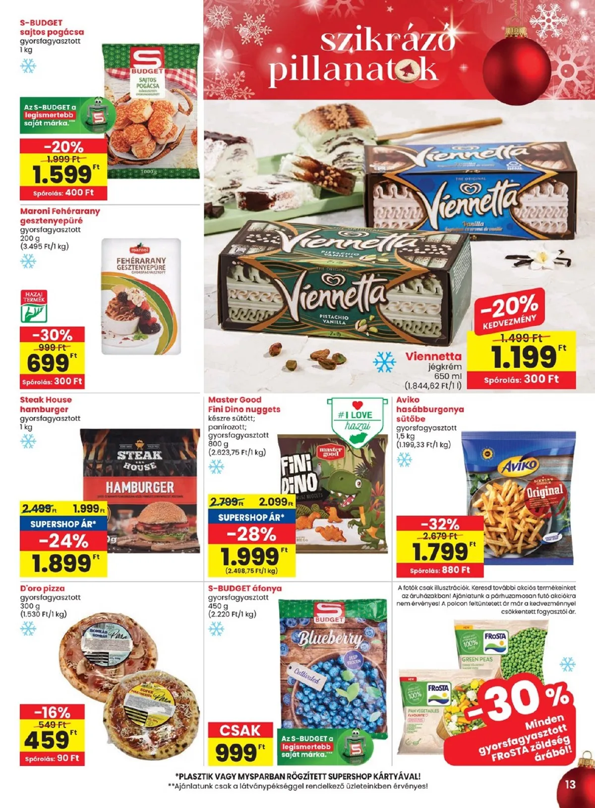 Spar akciós újság 12.18–12.27 – 13. oldal