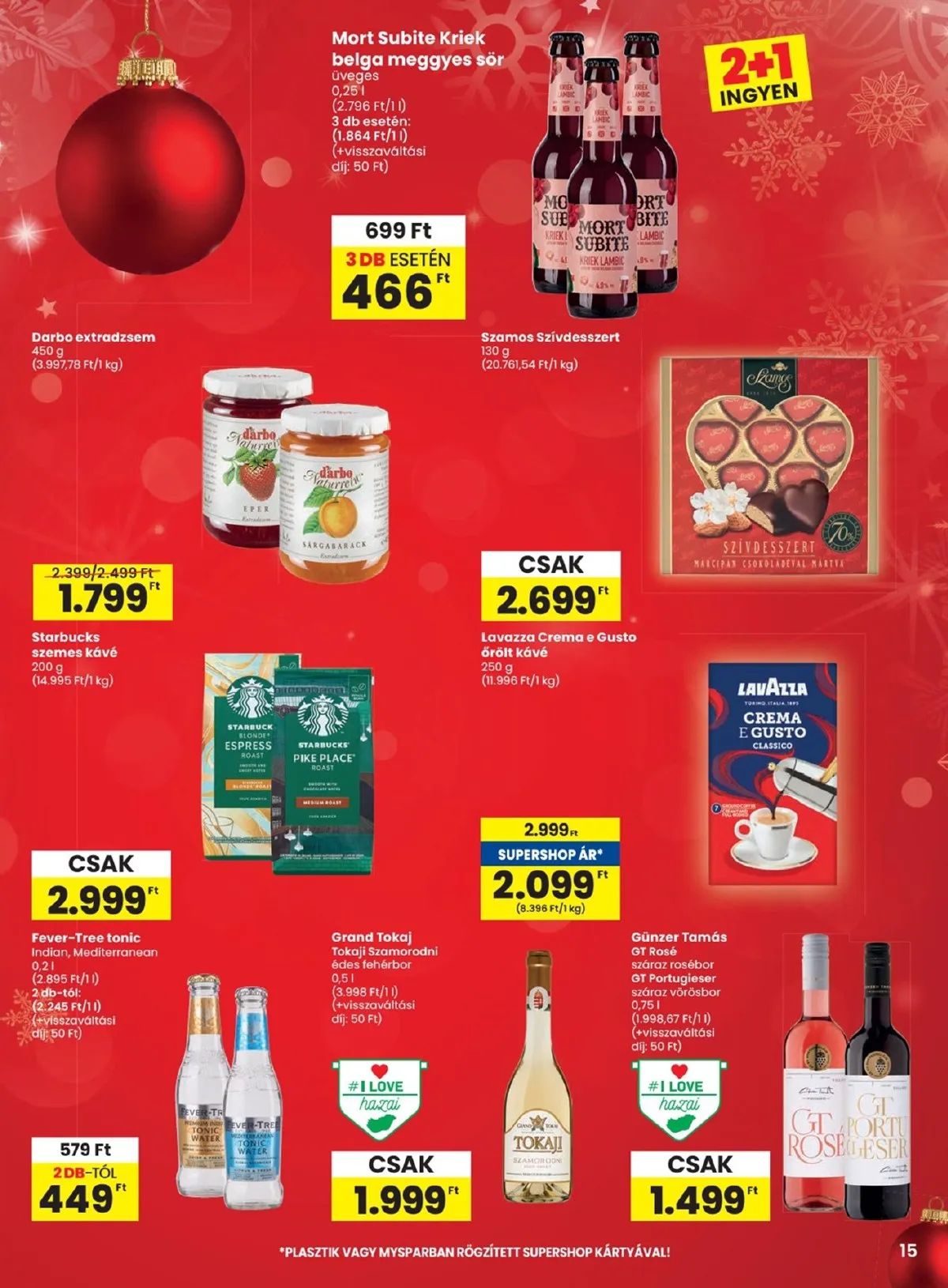 Spar akciós újság 12.18–12.27 – 15. oldal