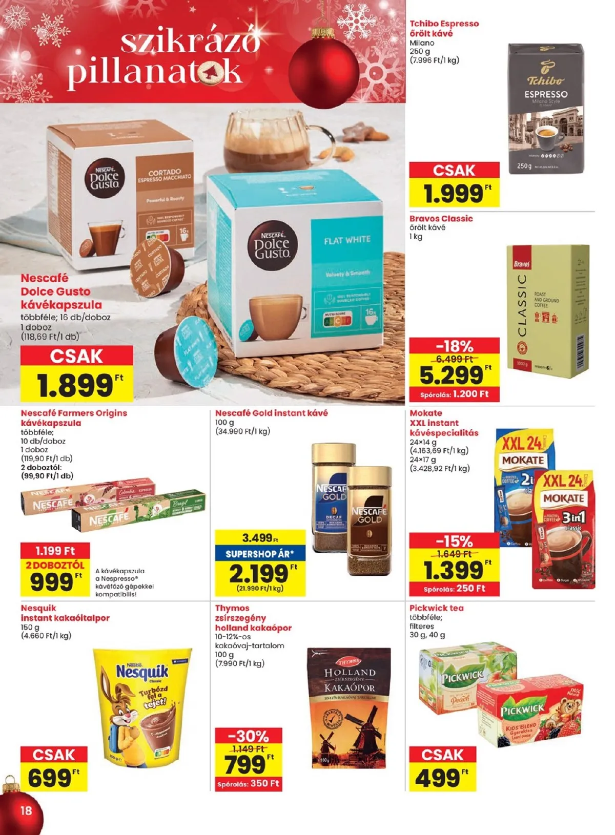 Spar akciós újság 12.18–12.27 – 18. oldal