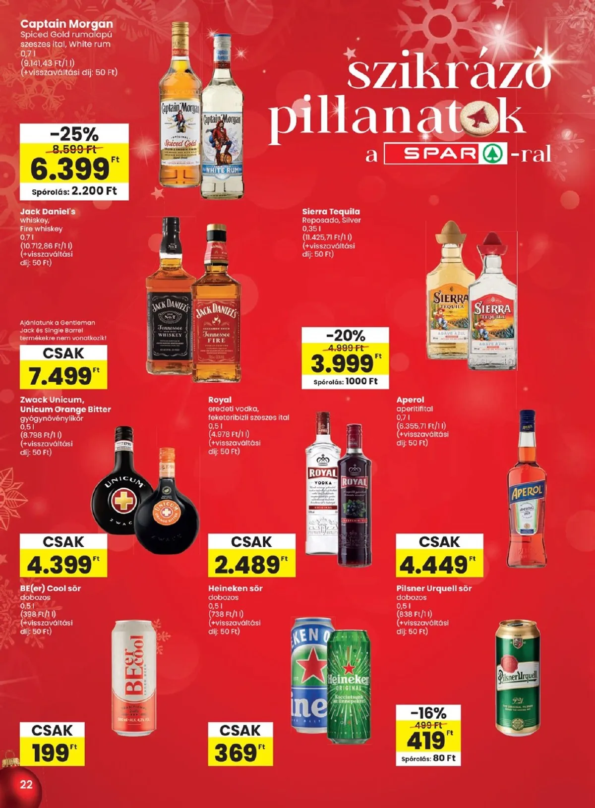 Spar akciós újság 12.18–12.27 – 22. oldal