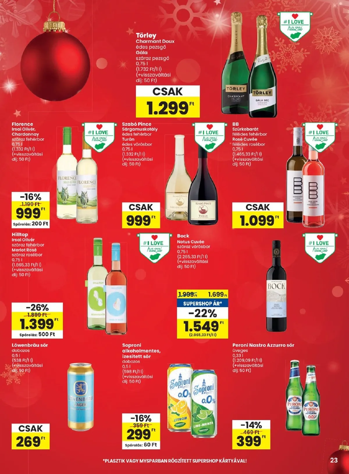 Spar akciós újság 12.18–12.27 – 23. oldal
