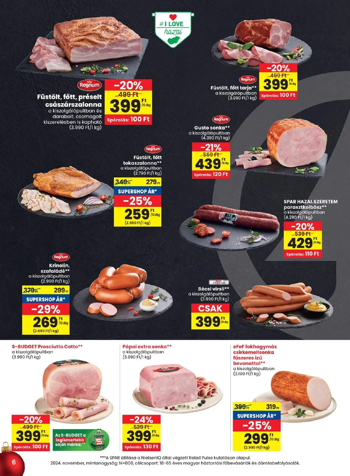 Spar akciós újság 12.18–12.27 – 6. oldal
