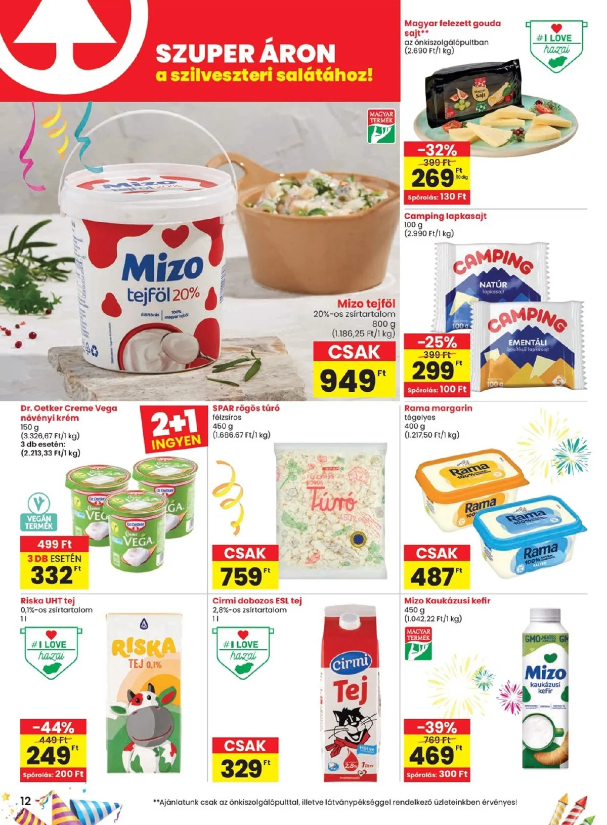 Spar akciós újság 12.23–01.02 – 12. oldal